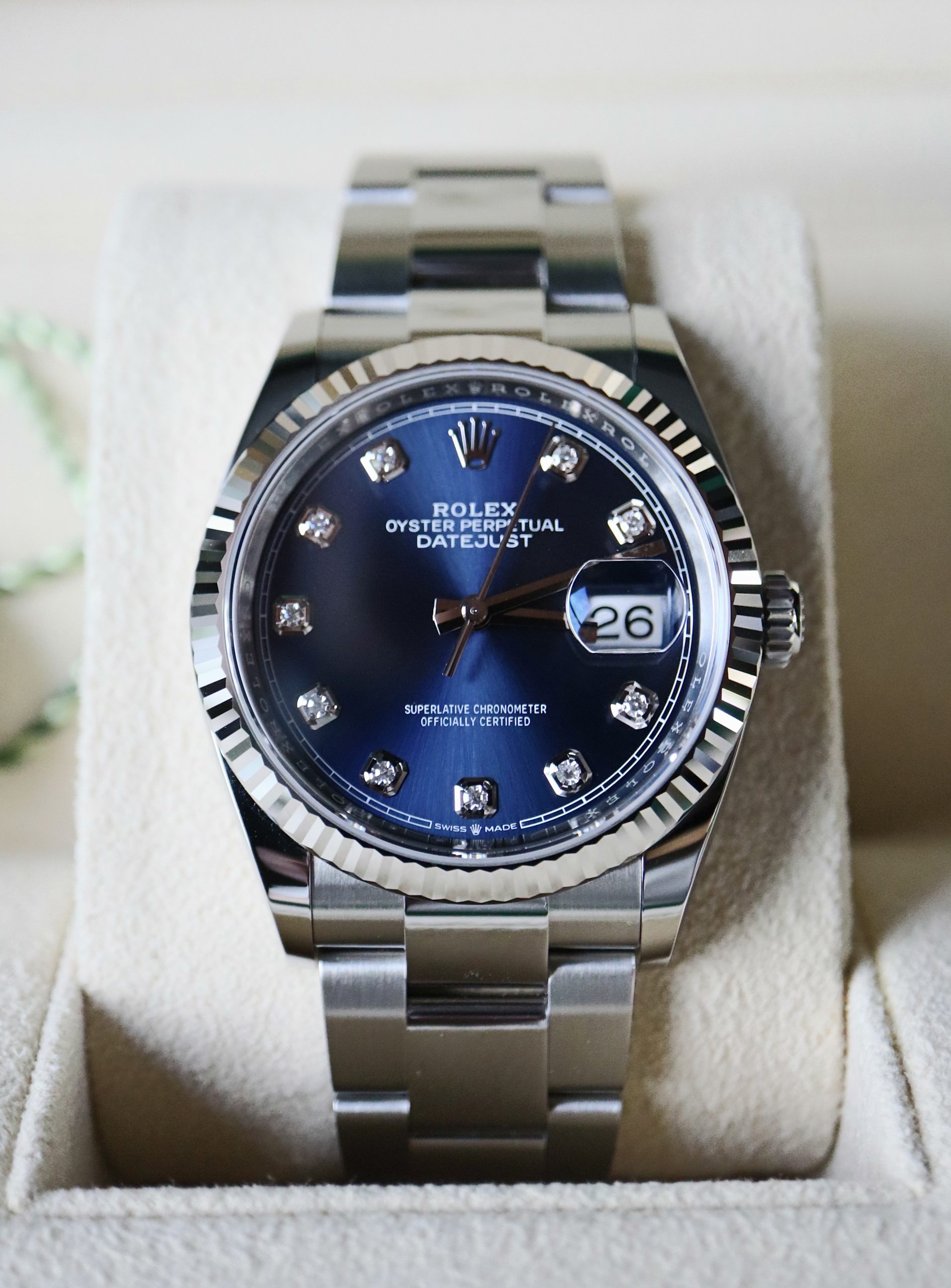 Rolex Datejust 36 Blue Diamond Dial Ref: 126234 “UNWORN” 2022